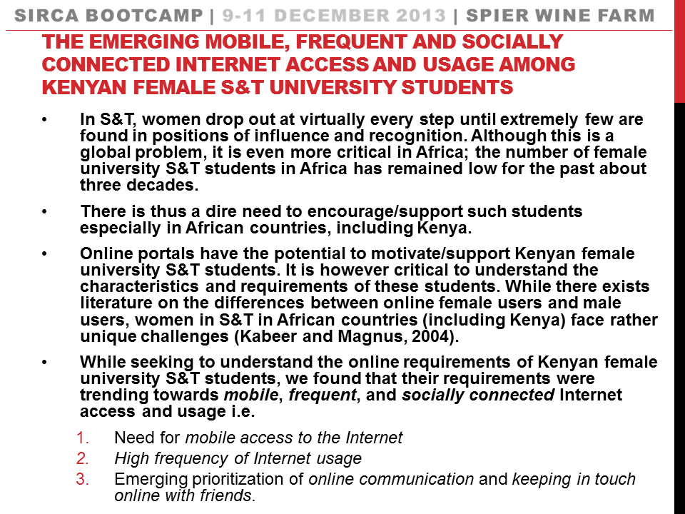 BootcampPresentation_12Nov2013 - Kimani-StoreRooms